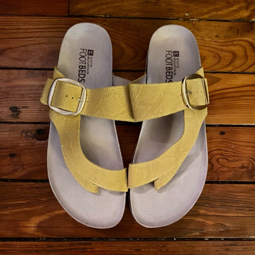 White Mountain Footbeds Harley Sandals Size 11 NWOB